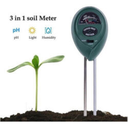 3 in 1 Plant Flowers Soil pH Tester Moisture Light Meter