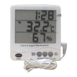 Brannan Digital Thermometer Hygrometer with Clock