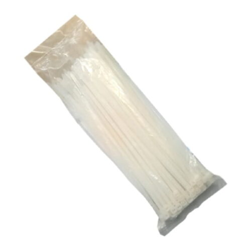 Cable Tie 12 inch 100 Pcs Pack 300 mm White Cable Tie Back Side