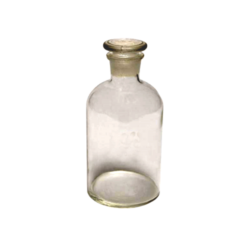Glass Reagent Bottle 125ml Narrow Mouth with Glass Stopper