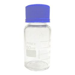 Pyrex 50ml Lab Glass Bottle