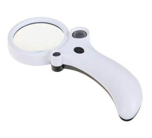 TH600600CH 25X 25X 50X LED light Multipower Handheld Magnifying Glass