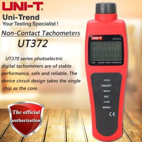 UNI T UT372 non contact tachometer photoelectric digital tachometer digital to keep USB data transmission automatic