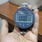 Digital Durometer Shore C 0 100HC in Hand