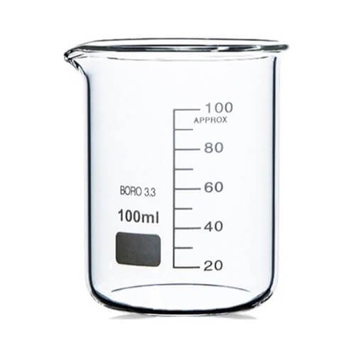 Glass Beaker 100ml China 2 Glass Beaker 100ml China