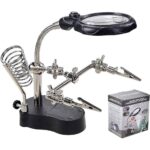 Helping Hand Magnifier LED Light with Soldering Stand
