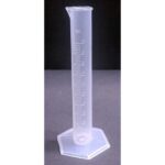 PolyLab 10 ml Plastic Measuring Cylinder Real Picture with Back