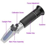 ATC Hydrometer in Wine Making Brix Refractometer 0-32%
