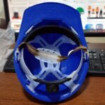 Safety Helmet Blue NST Real Pic. Back side