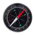 Smart Magnetic Compass 70 mm Large Size Black Color Travel Compass