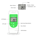 USB Temperature Data Logger TempU-04