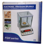 and fgh series precision weight balance 600 gm 2 digit front side
