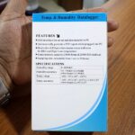 flus humidity and temperature data logger et 176 with pdf report box backside