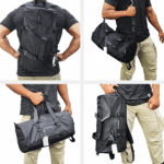 waterproof travel bag ck 4 in 1 black tools and gym bag
